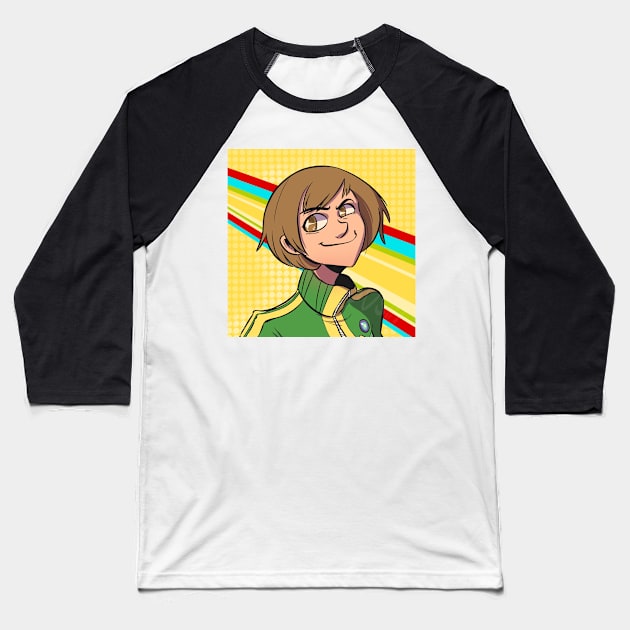 Chie satonaka p4 Baseball T-Shirt by toothy.crow